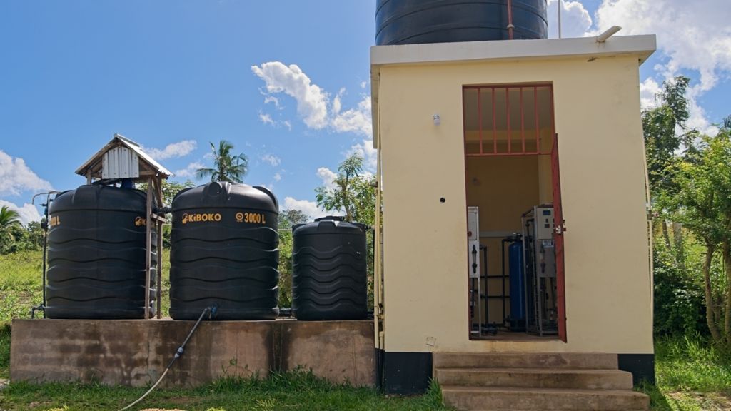 Larchfield water purification plant